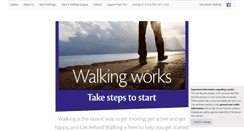 Desktop Screenshot of getirelandwalking.ie